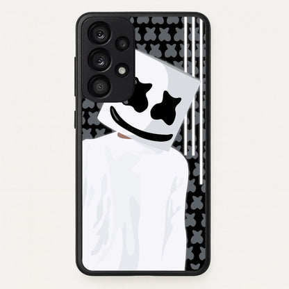 Stars And Stripes - White Helmet DJ  - Marshmello Phone Case for Galaxy A53