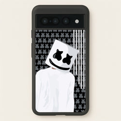 Stars And Stripes - White Helmet DJ  - Marshmello Phone Case for Google Pixel 7 Pro