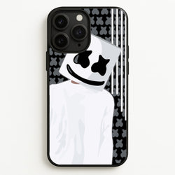Stars And Stripes - White Helmet DJ  - Marshmello Phone Case for iPhone 11 Pro