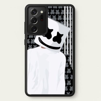 Stars And Stripes - White Helmet DJ  - Marshmello Phone Case for Galaxy Note 20 Ultra
