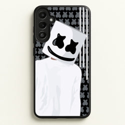 Stars And Stripes - White Helmet DJ  - Marshmello Phone Case for Galaxy A34