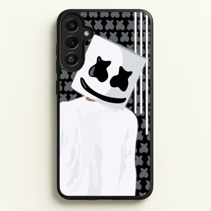 Stars And Stripes - White Helmet DJ  - Marshmello Phone Case for Galaxy A34