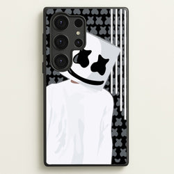 Stars And Stripes - White Helmet DJ  - Marshmello Phone Case for Galaxy S25 Ultra