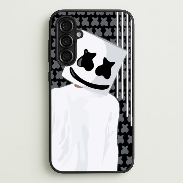 Stars And Stripes - White Helmet DJ  - Marshmello Phone Case for Galaxy A16