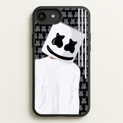 Stars And Stripes - White Helmet DJ  - Marshmello Phone Case for iPhone 6 Plus / 7 Plus / 8 Plus