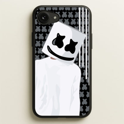 Stars And Stripes - White Helmet DJ  - Marshmello Phone Case for iPhone 16e