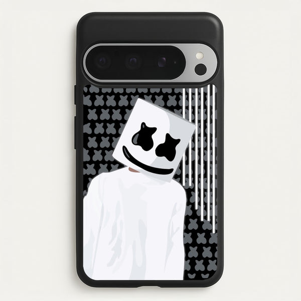 Stars And Stripes - White Helmet DJ  - Marshmello Phone Case for Google Pixel 9 Pro XL