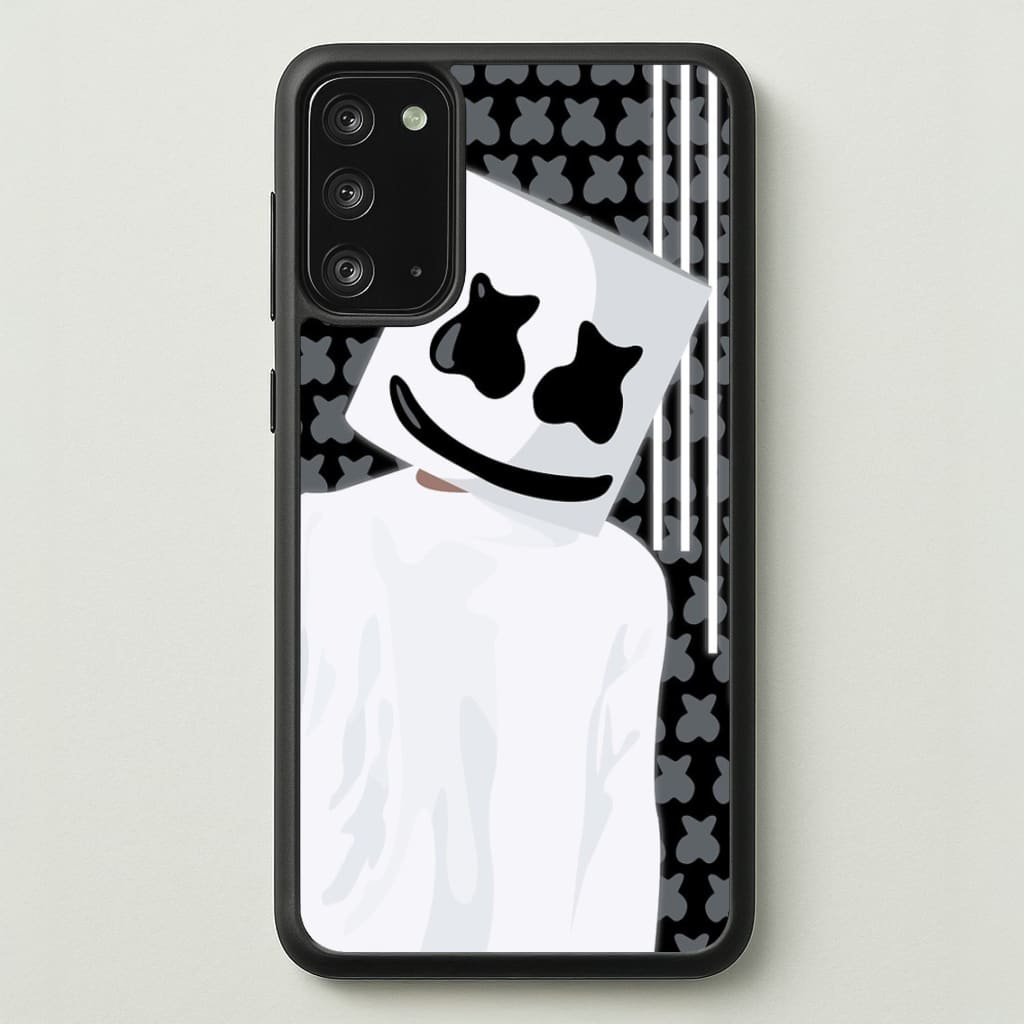 Stars And Stripes - White Helmet DJ  - Marshmello Phone Case for Galaxy Note 20