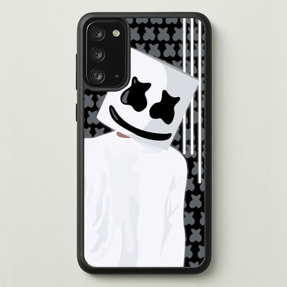 Stars And Stripes - White Helmet DJ  - Marshmello Phone Case for Galaxy Note 20
