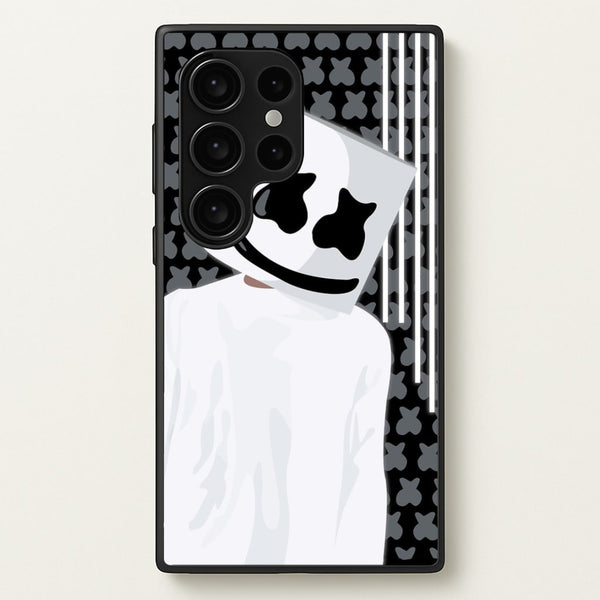 Stars And Stripes - White Helmet DJ  - Marshmello Phone Case for Galaxy S24 Ultra