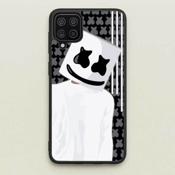 Stars And Stripes - White Helmet DJ  - Marshmello Phone Case for Galaxy A12
