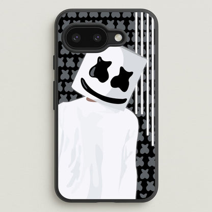 Stars And Stripes - White Helmet DJ  - Marshmello Phone Case for Google Pixel 9a