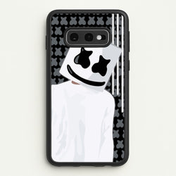 Stars And Stripes - White Helmet DJ  - Marshmello Phone Case for Galaxy S10e