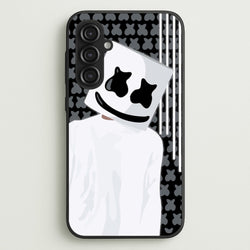 Stars And Stripes - White Helmet DJ  - Marshmello Phone Case for Galaxy S23FE
