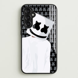 Stars And Stripes - White Helmet DJ  - Marshmello Phone Case for Galaxy A14