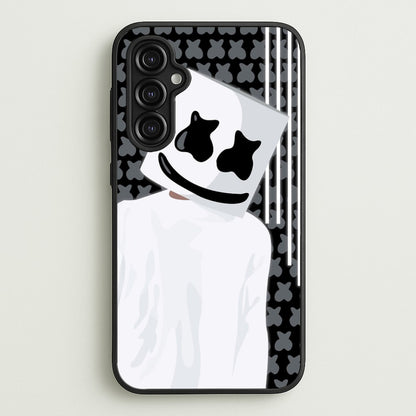 Stars And Stripes - White Helmet DJ  - Marshmello Phone Case for Galaxy A14