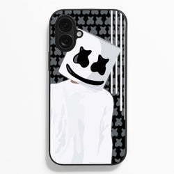Stars And Stripes - White Helmet DJ  - Marshmello Phone Case for iPhone 16 Plus