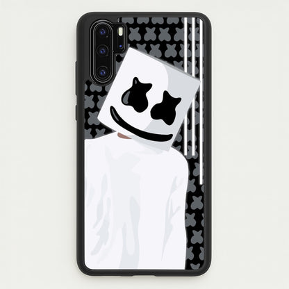 Stars And Stripes - White Helmet DJ  - Marshmello Phone Case for Huawei P30 Pro