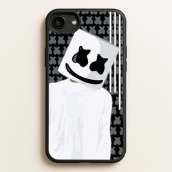 Stars And Stripes - White Helmet DJ  - Marshmello Phone Case for iPhone 6 / 7 / 8 / SE