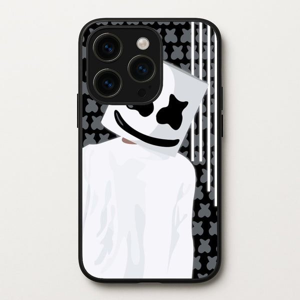 Stars And Stripes - White Helmet DJ  - Marshmello Phone Case for iPhone 15 Pro