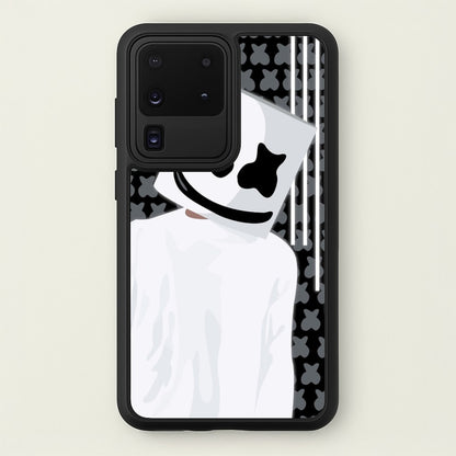 Stars And Stripes - White Helmet DJ  - Marshmello Phone Case for Galaxy S20 Ultra