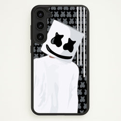 Stars And Stripes - White Helmet DJ  - Marshmello Phone Case for Galaxy S23 Plus