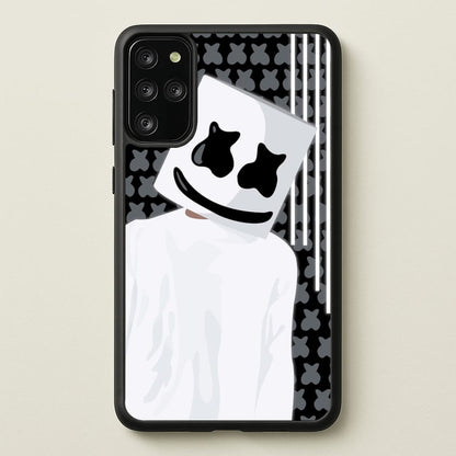 Stars And Stripes - White Helmet DJ  - Marshmello Phone Case for Galaxy S20 Plus