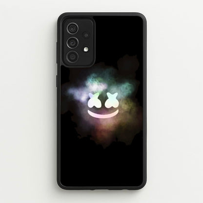 Black White Helmet DJ Smoke  - Marshmello Phone Case for Galaxy A52 / A52s