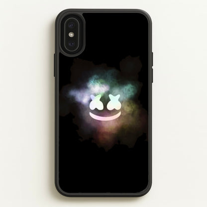 Black White Helmet DJ Smoke  - Marshmello Phone Case for iPhone XS Max