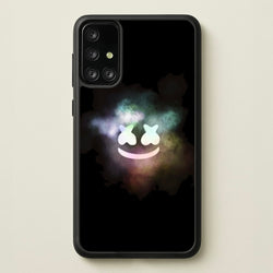 Black White Helmet DJ Smoke  - Marshmello Phone Case for Galaxy A71