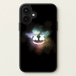 Black White Helmet DJ Smoke Phone Case for iPhone 17
