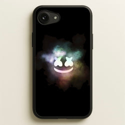 Black White Helmet DJ Smoke  - Marshmello Phone Case for iPhone 16e
