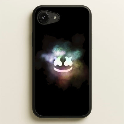 Black White Helmet DJ Smoke  - Marshmello Phone Case for iPhone 16e