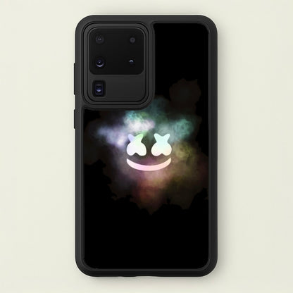 Black White Helmet DJ Smoke  - Marshmello Phone Case for Galaxy S20 Ultra