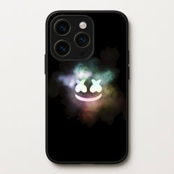 Black White Helmet DJ Smoke  - Marshmello Phone Case for iPhone 15 Pro