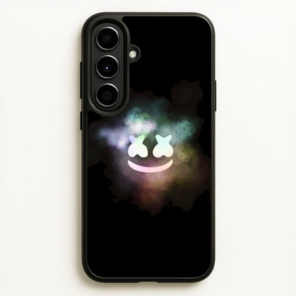 Black White Helmet DJ Smoke  - Marshmello Phone Case for Galaxy A56