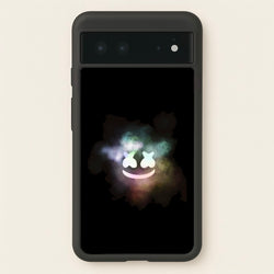 Black White Helmet DJ Smoke  - Marshmello Phone Case for Google Pixel 6