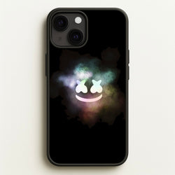 Black White Helmet DJ Smoke  - Marshmello Phone Case for iPhone 13
