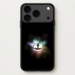 Black White Helmet DJ Smoke Phone Case for iPhone 17 Pro Max