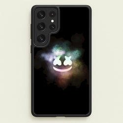 Black White Helmet DJ Smoke  - Marshmello Phone Case for Galaxy S22 Ultra