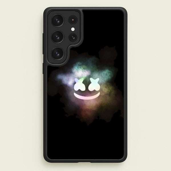 Black White Helmet DJ Smoke  - Marshmello Phone Case for Galaxy S22 Ultra