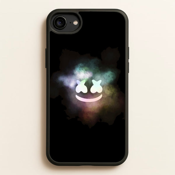 Black White Helmet DJ Smoke  - Marshmello Phone Case for iPhone 6 / 7 / 8 / SE
