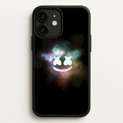 Black White Helmet DJ Smoke  - Marshmello Phone Case for iPhone 11