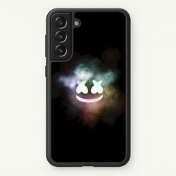 Black White Helmet DJ Smoke  - Marshmello Phone Case for Galaxy S21FE