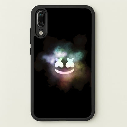Black White Helmet DJ Smoke  - Marshmello Phone Case for Huawei P20