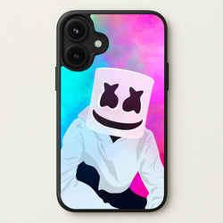 Rainbow White Helmet DJ Phone Case for iPhone 17
