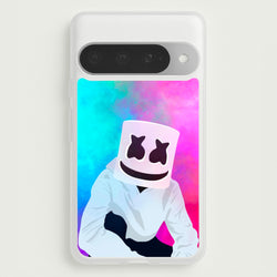 Rainbow White Helmet DJ Phone Case for Google Pixel 10 Pro XL