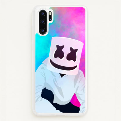 Rainbow White Helmet DJ  - Marshmello Phone Case for Huawei P30 Pro