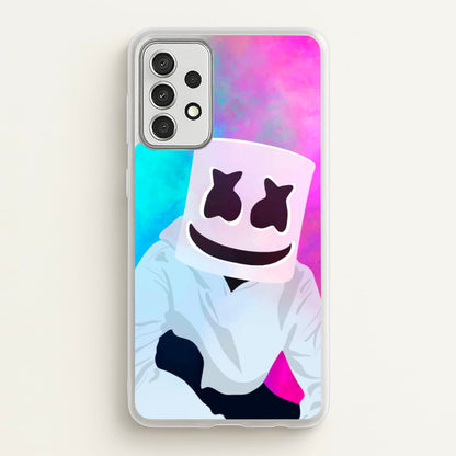 Rainbow White Helmet DJ  - Marshmello Phone Case for Galaxy A52 / A52s