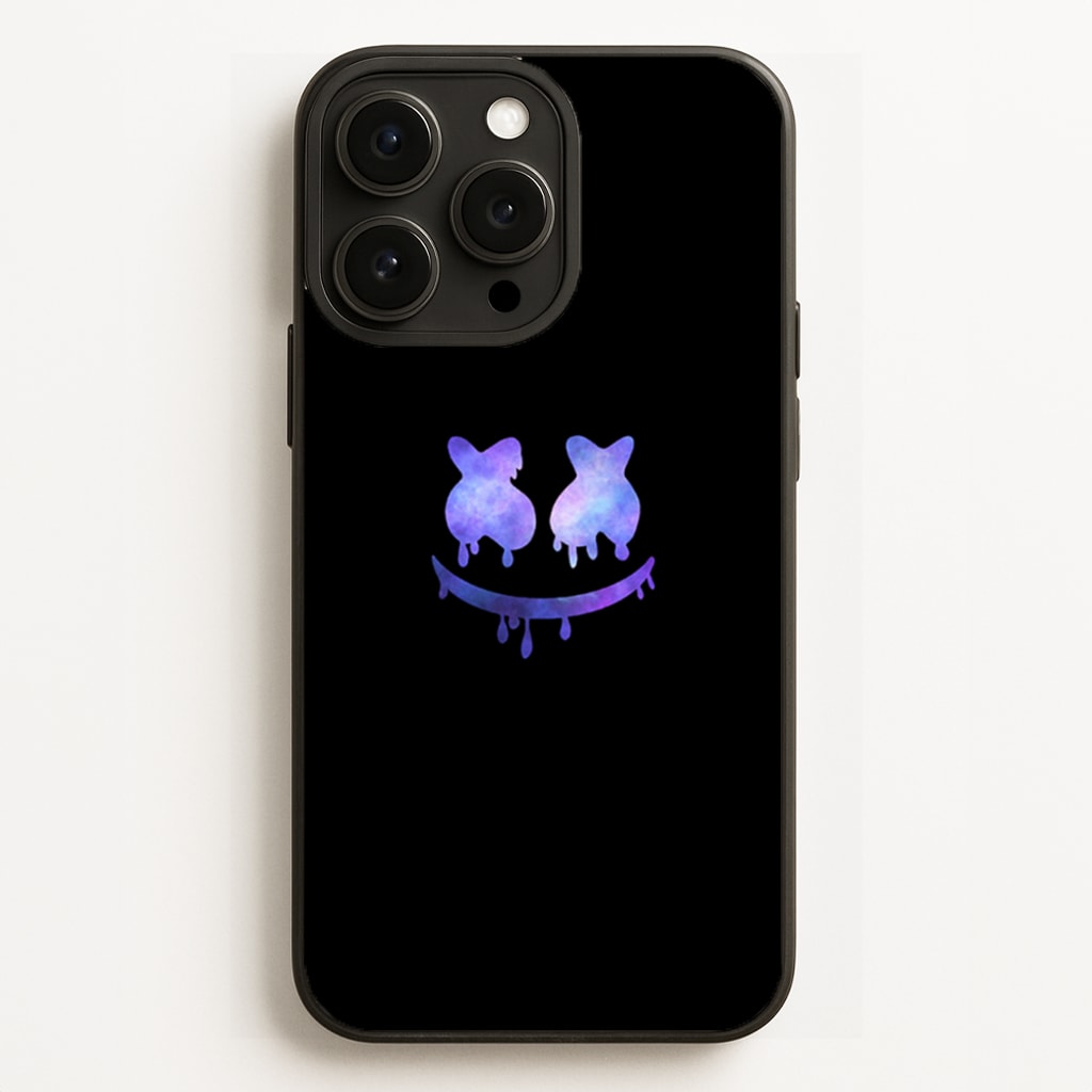 Dripping Features - White Helmet DJ  - Marshmello Phone Case for iPhone 16 Pro Max